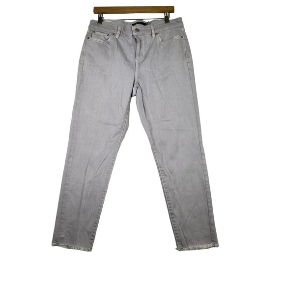 Lauren Ralph Lauren Skinny Jeans size 12P Gray - Picture 1 of 8